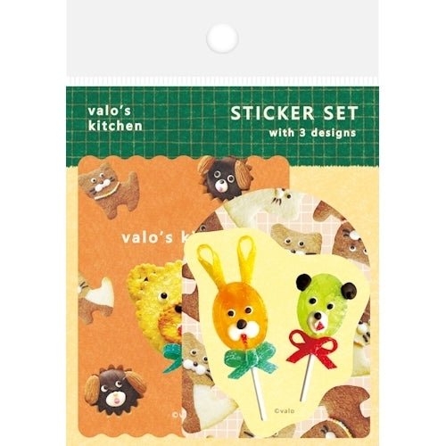 3-Design Sticker Set Gochisou valo Series / Furukawashiko - bungu