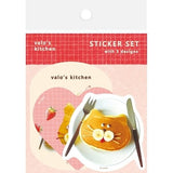 3-Design Sticker Set Gochisou valo Series / Furukawashiko - bungu