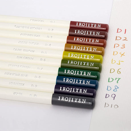 30 Irojiten Colored Pencil Collection Vol. 1, 2, 3 / Tombow - bungu