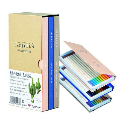 30 Irojiten Colored Pencil Collection Vol. 4, 5, 6 / Tombow - bungu