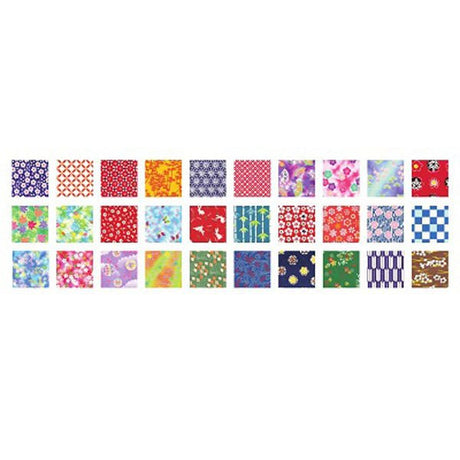 30 - Pattern Washi Chiyogami Mini Origami Paper Box / SHOWA NOTE - bungu