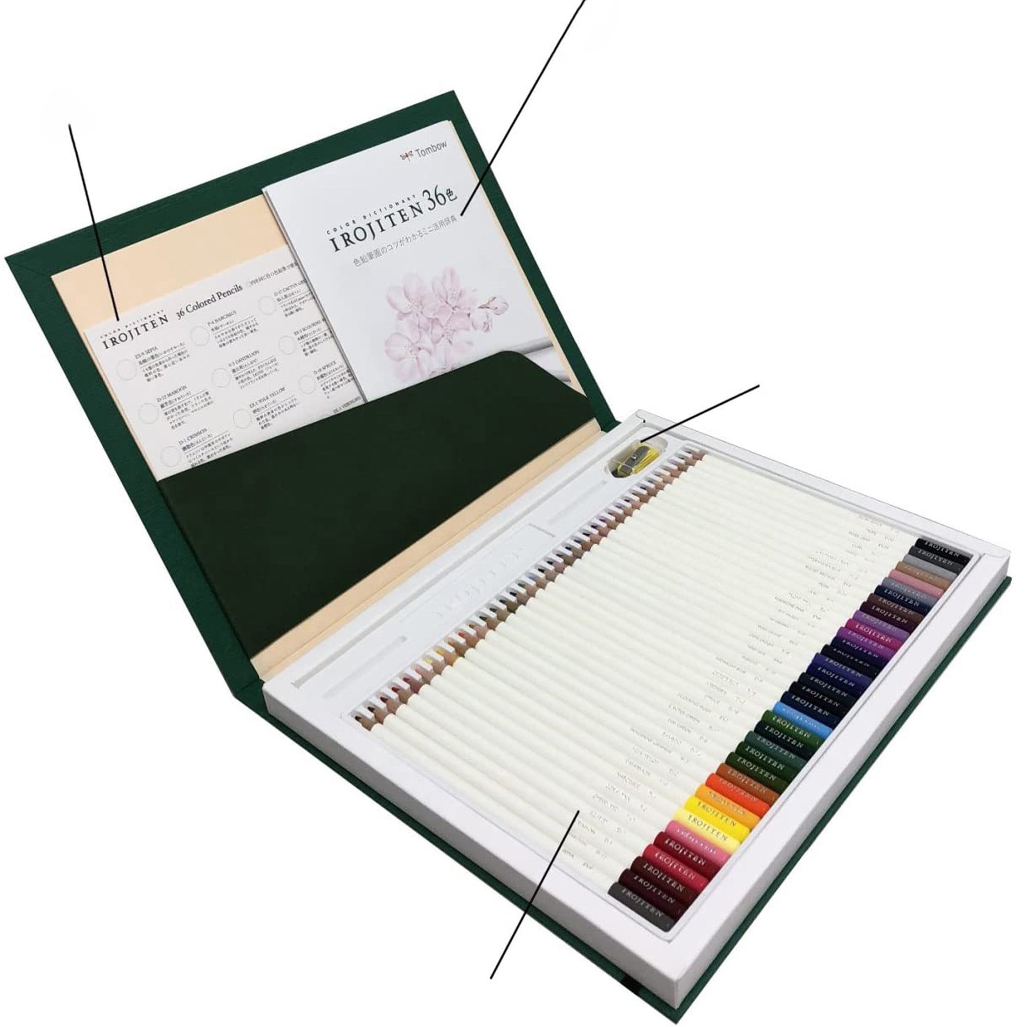 TOMBOW IROJITEN 36 Colored Pencils Select Set - Colors 2024 illustration