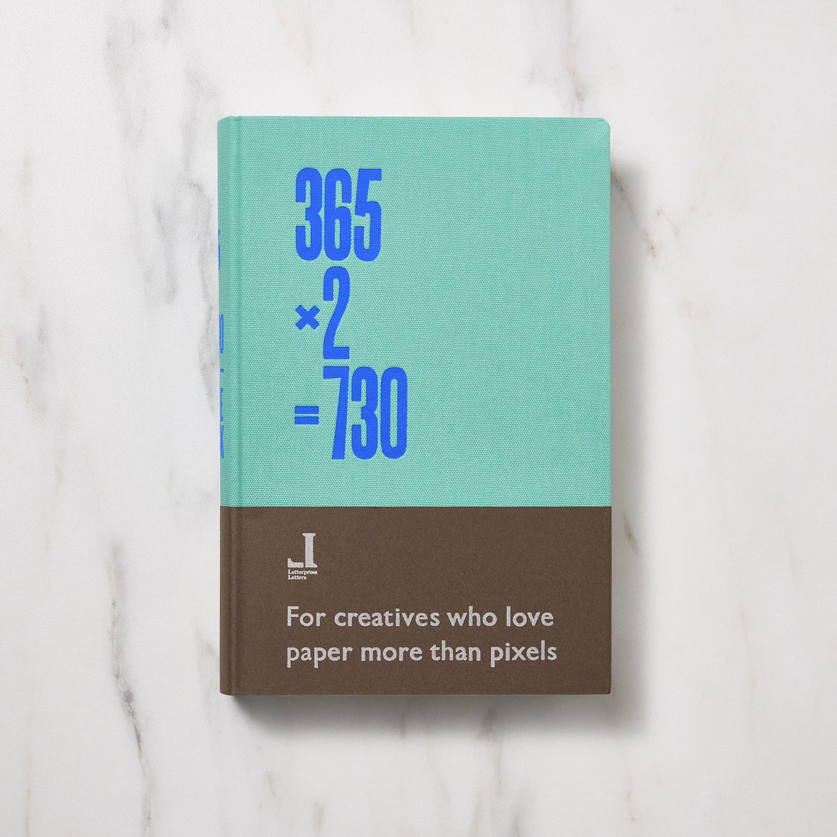 "365 by Two Note" 2 Years Diary / Letterpress Letters - bungu