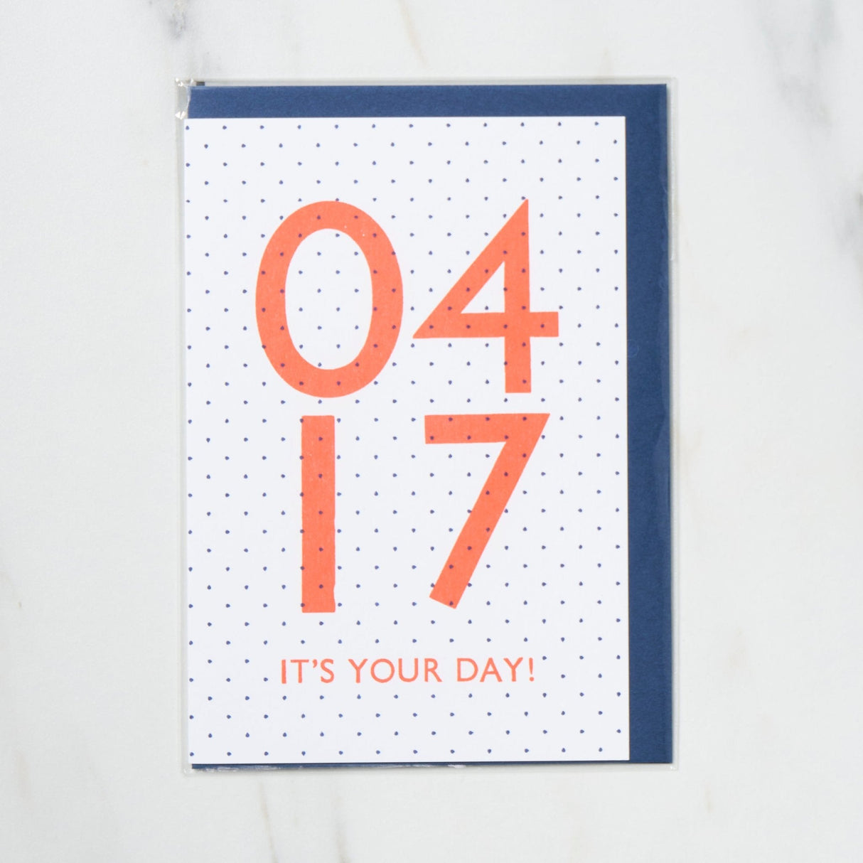 365 Find Your Day Card APRIL / Letterpress Letter - bungu