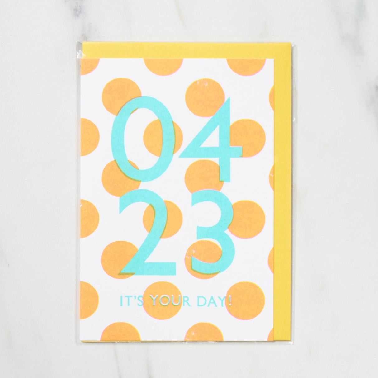 365 Find Your Day Card APRIL / Letterpress Letter - bungu