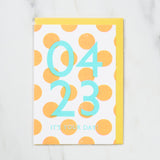 365 Find Your Day Card APRIL / Letterpress Letter - bungu