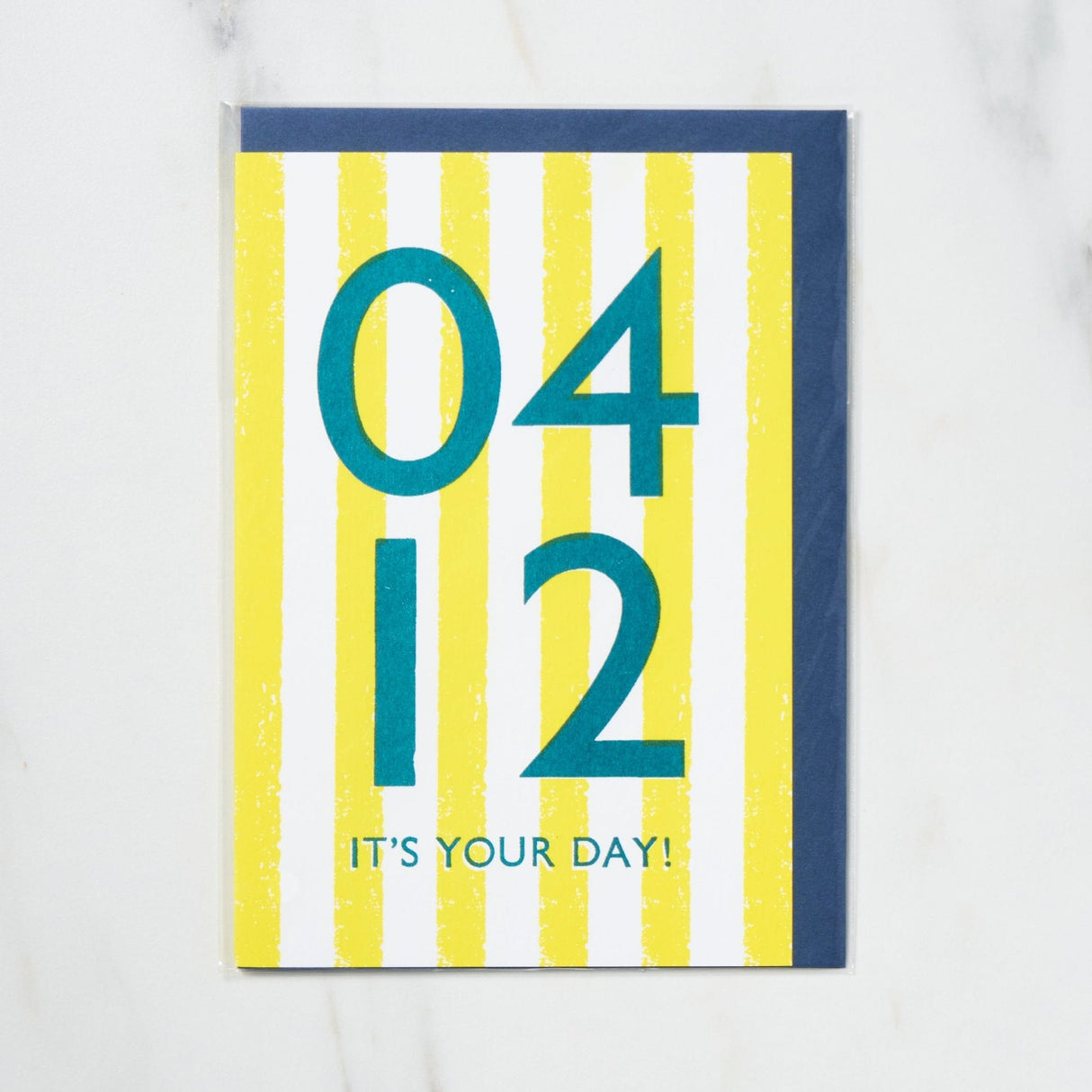 365 Find Your Day Card APRIL / Letterpress Letter - bungu