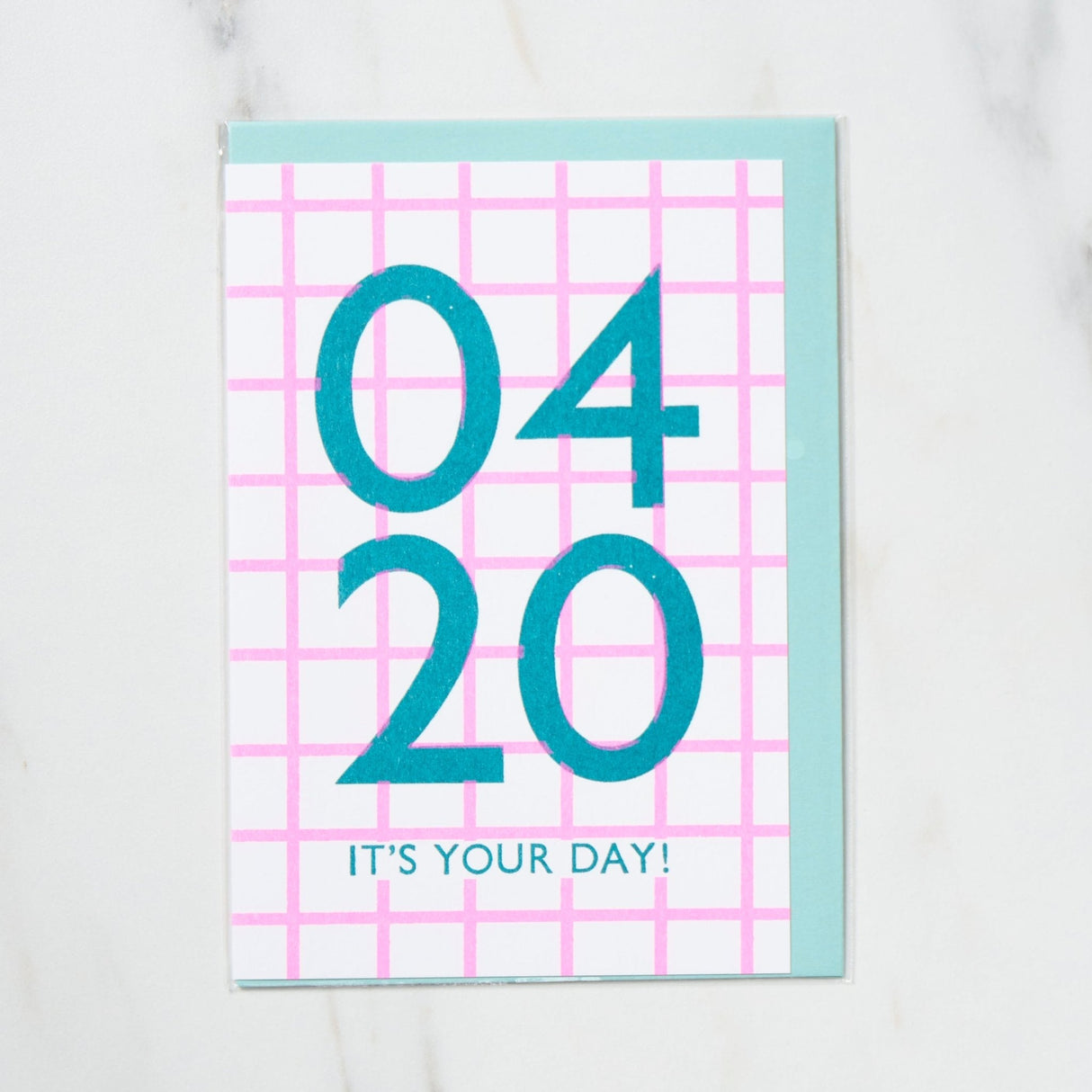 365 Find Your Day Card APRIL / Letterpress Letter - bungu