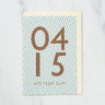 365 Find Your Day Card APRIL / Letterpress Letter - bungu