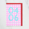 365 Find Your Day Card APRIL / Letterpress Letter - bungu