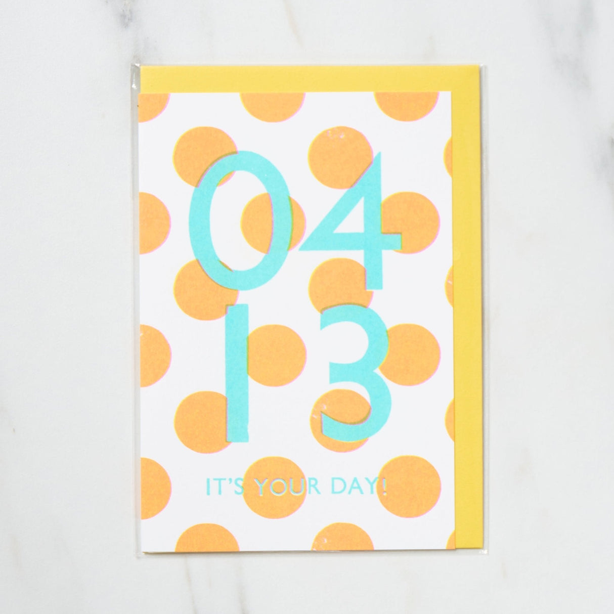 365 Find Your Day Card APRIL / Letterpress Letter - bungu