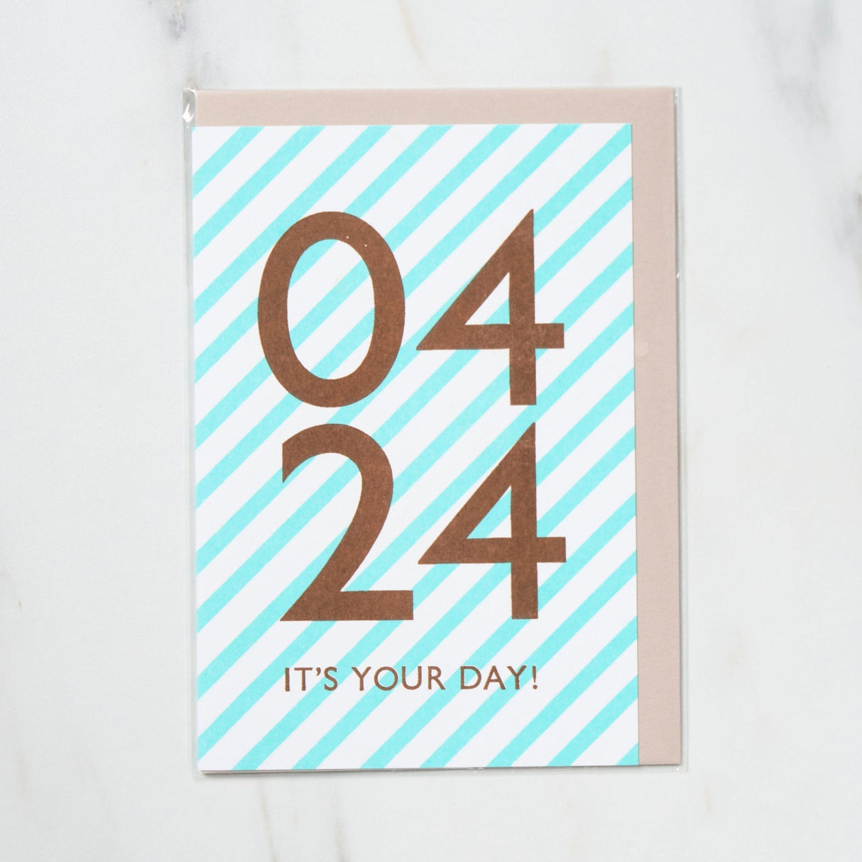 365 Find Your Day Card APRIL / Letterpress Letter - bungu