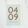 365 Find Your Day Card APRIL / Letterpress Letter - bungu