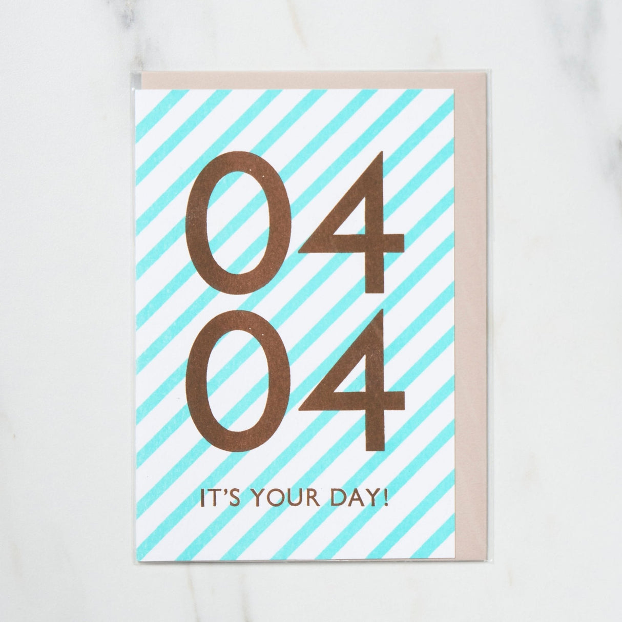 365 Find Your Day Card APRIL / Letterpress Letter - bungu