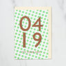 365 Find Your Day Card APRIL / Letterpress Letter - bungu