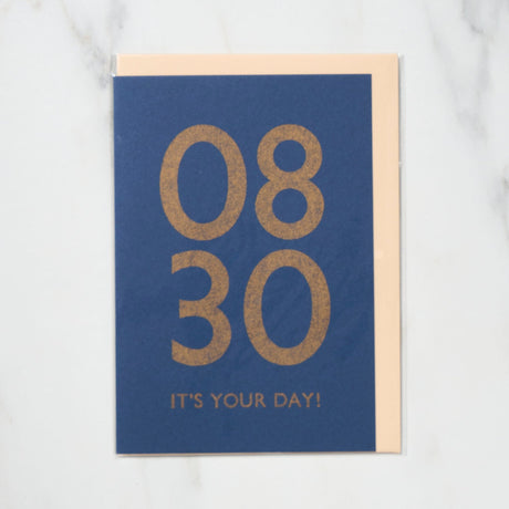 365 Find Your Day Card AUGUST / Letterpress Letter - bungu