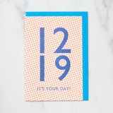 365 Find Your Day Card DECEMBER / Letterpress Letter - bungu