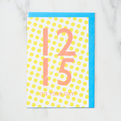 365 Find Your Day Card DECEMBER / Letterpress Letter - bungu