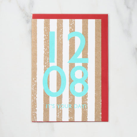 365 Find Your Day Card DECEMBER / Letterpress Letter - bungu