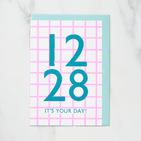 365 Find Your Day Card DECEMBER / Letterpress Letter - bungu