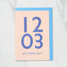 365 Find Your Day Card DECEMBER / Letterpress Letter - bungu