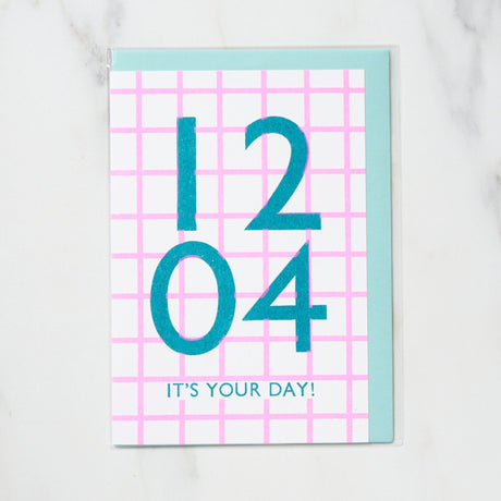 365 Find Your Day Card DECEMBER / Letterpress Letter - bungu