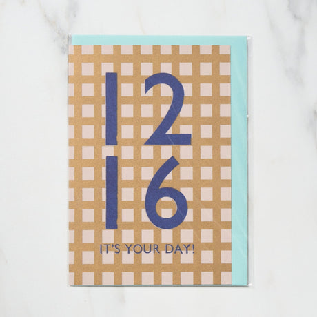 365 Find Your Day Card DECEMBER / Letterpress Letter - bungu