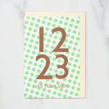 365 Find Your Day Card DECEMBER / Letterpress Letter - bungu