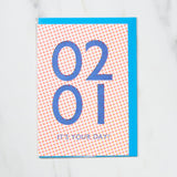 365 Find Your Day Card FEBRUARY / Letterpress Letter - bungu