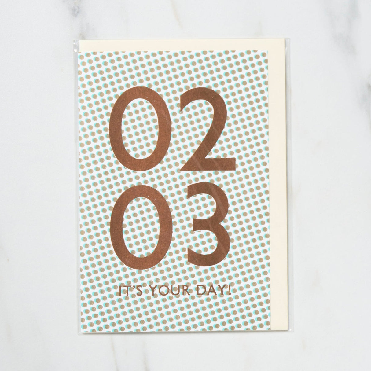 365 Find Your Day Card FEBRUARY / Letterpress Letter - bungu