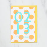 365 Find Your Day Card FEBRUARY / Letterpress Letter - bungu