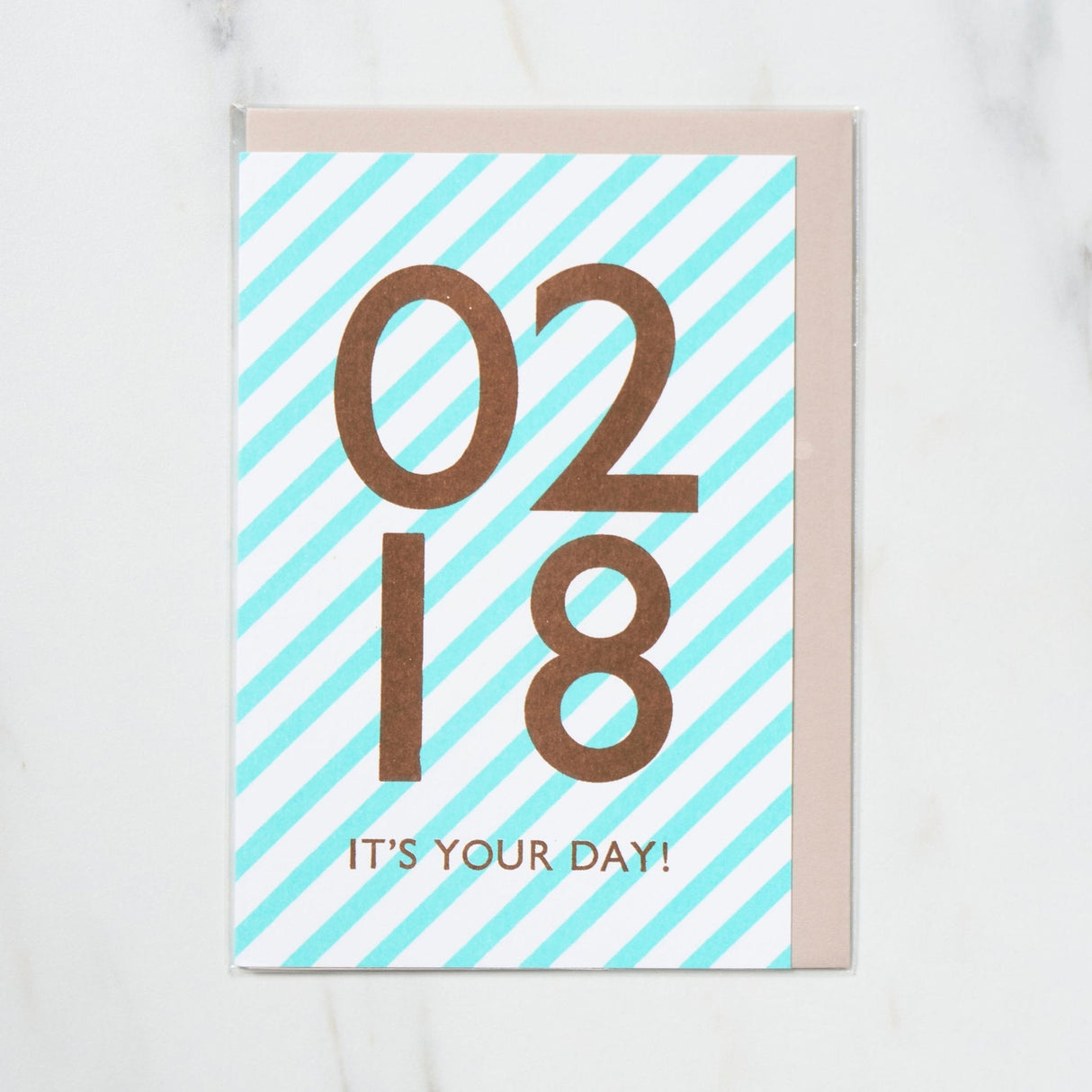 365 Find Your Day Card FEBRUARY / Letterpress Letter - bungu