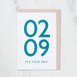 365 Find Your Day Card FEBRUARY / Letterpress Letter - bungu