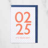 365 Find Your Day Card FEBRUARY / Letterpress Letter - bungu