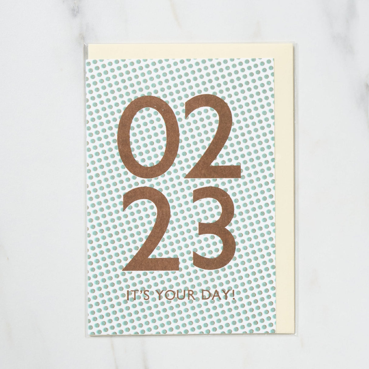 365 Find Your Day Card FEBRUARY / Letterpress Letter - bungu