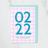 365 Find Your Day Card FEBRUARY / Letterpress Letter - bungu