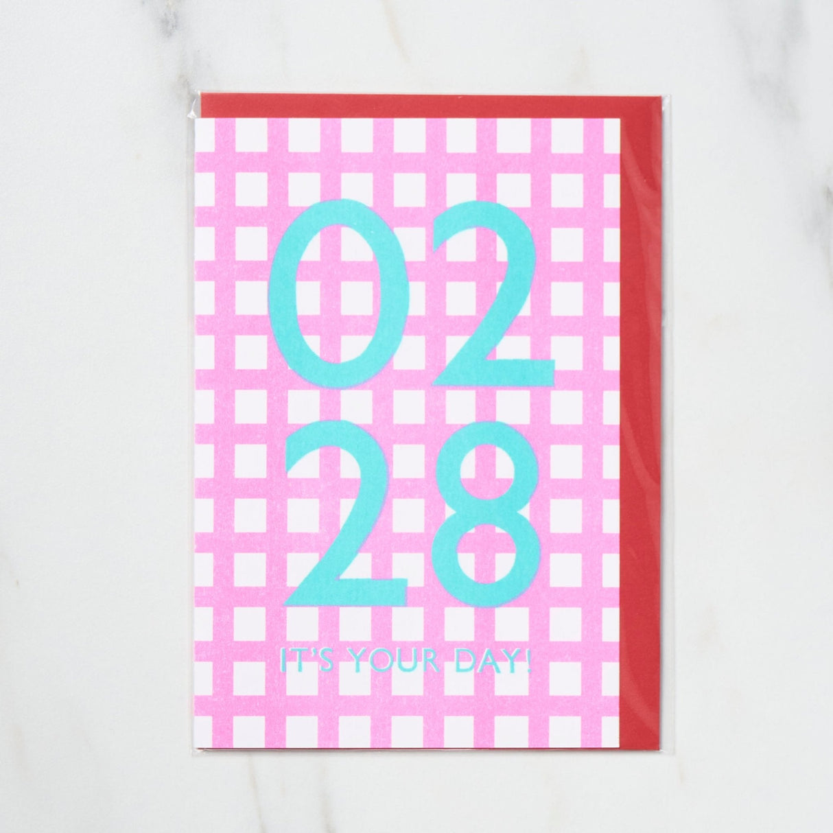 365 Find Your Day Card FEBRUARY / Letterpress Letter - bungu