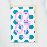 365 Find Your Day Card FEBRUARY / Letterpress Letter - bungu