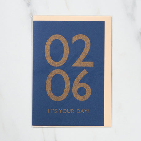 365 Find Your Day Card FEBRUARY / Letterpress Letter - bungu