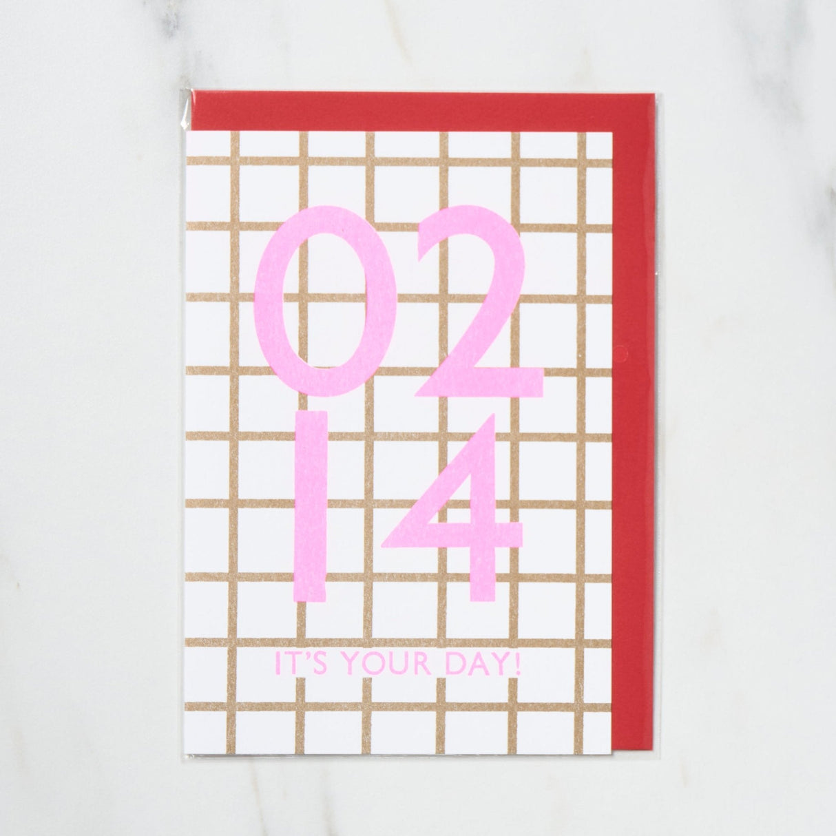 365 Find Your Day Card FEBRUARY / Letterpress Letter - bungu