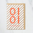 365 Find Your Day Card JANUARY / Letterpress Letter - bungu