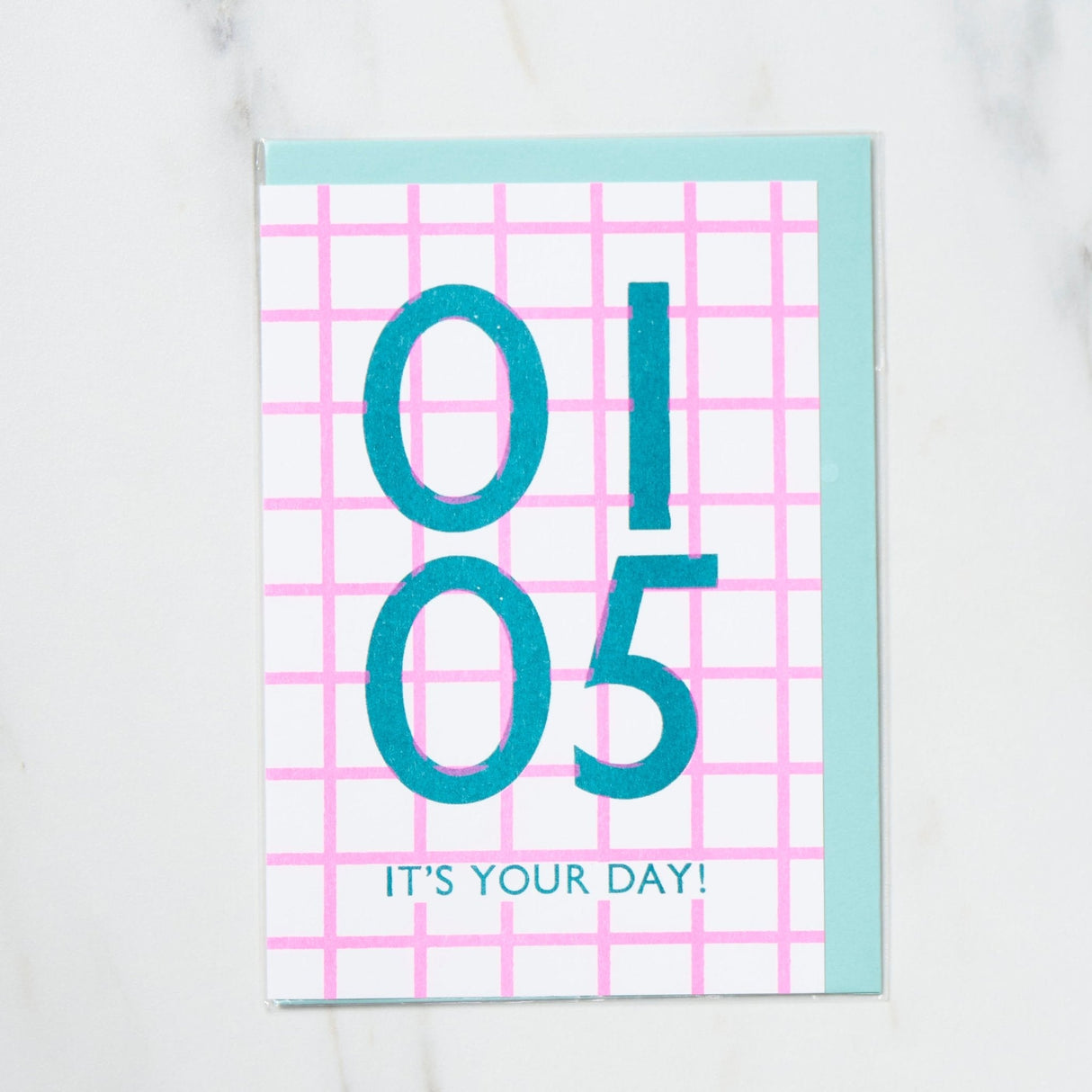 365 Find Your Day Card JANUARY / Letterpress Letter - bungu