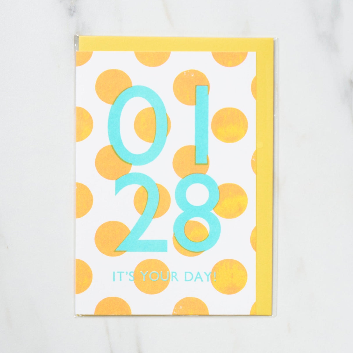 365 Find Your Day Card JANUARY / Letterpress Letter - bungu