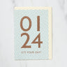 365 Find Your Day Card JANUARY / Letterpress Letter - bungu