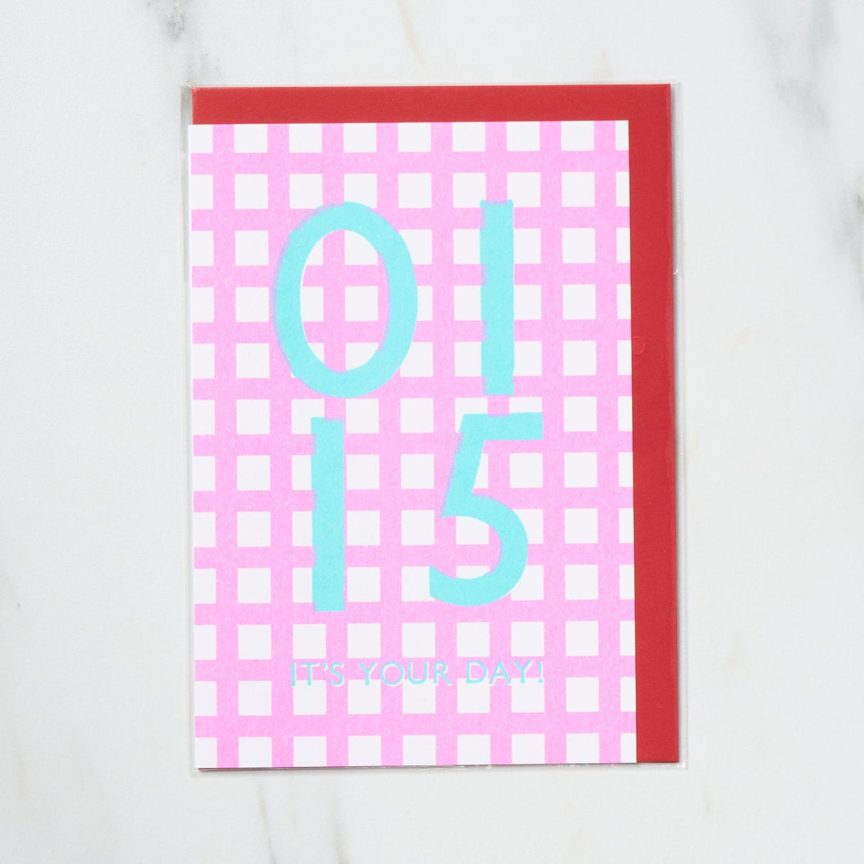 365 Find Your Day Card JANUARY / Letterpress Letter - bungu