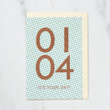 365 Find Your Day Card JANUARY / Letterpress Letter - bungu