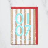 365 Find Your Day Card JANUARY / Letterpress Letter - bungu