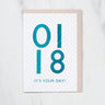 365 Find Your Day Card JANUARY / Letterpress Letter - bungu