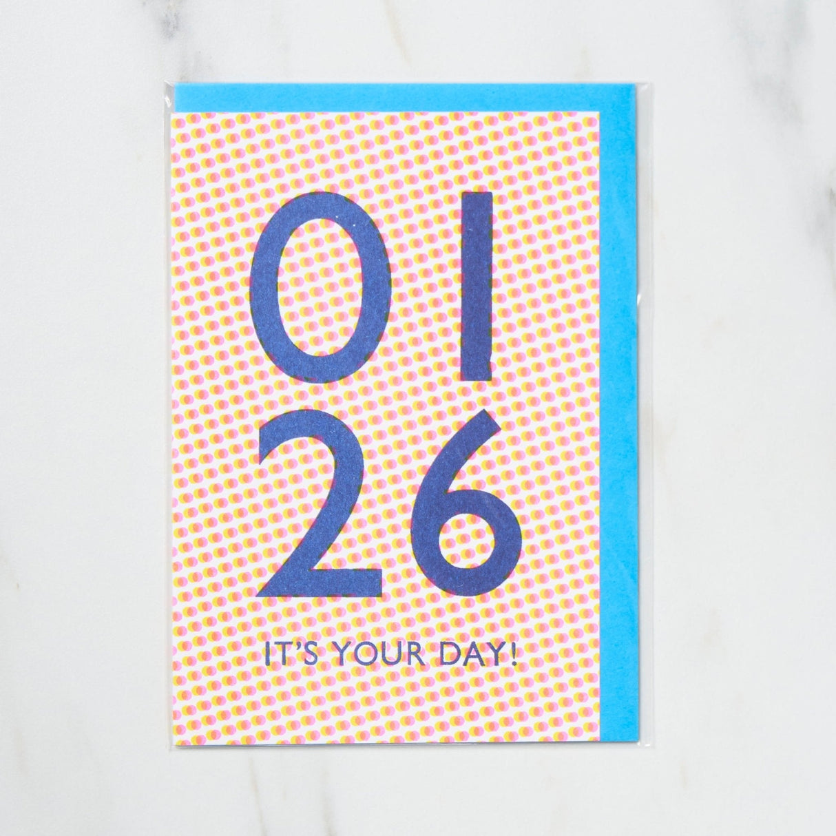 365 Find Your Day Card JANUARY / Letterpress Letter - bungu