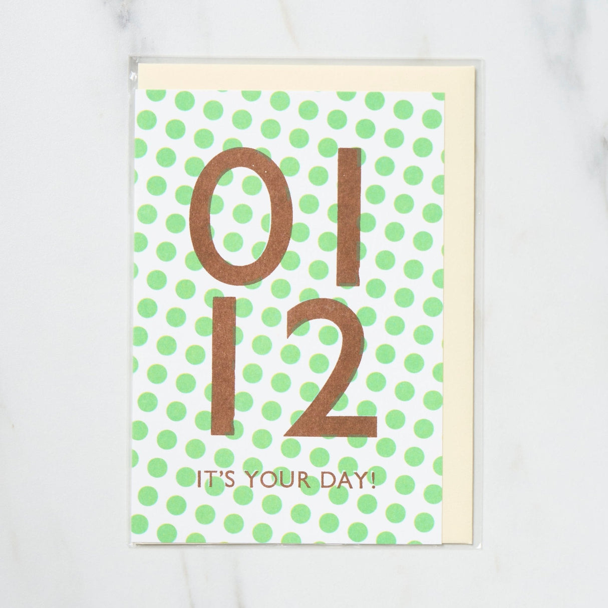 365 Find Your Day Card JANUARY / Letterpress Letter - bungu